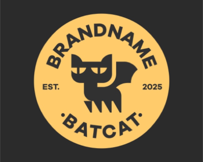 Bat Cat Exclusive Logo Design for Sale by Anhdodes