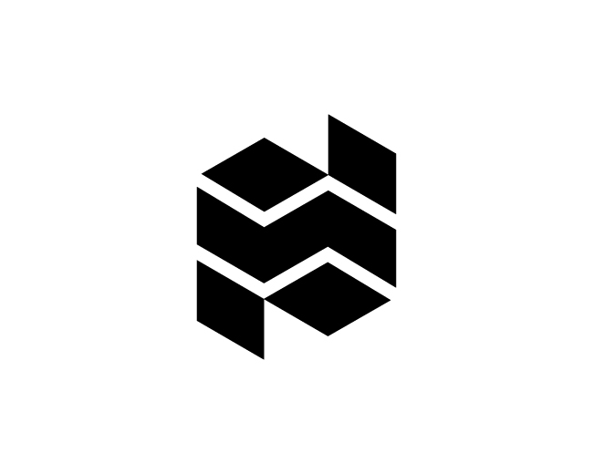 Geometric Letter N Logo