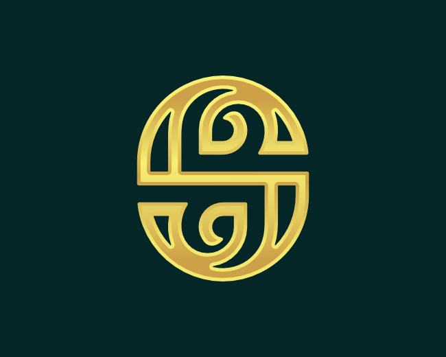 Letter S Leaf Logo