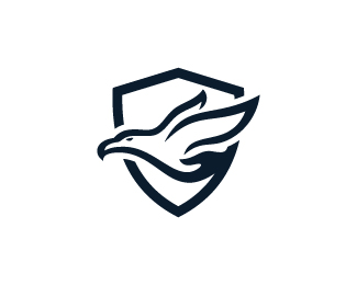 Guardian Eagle Hand Shield Logo
