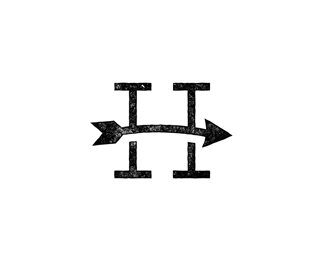 Letter H arrow