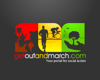 getoutandmarch logo