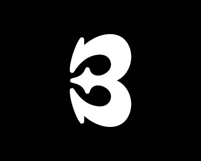 B Or E Letter Logo