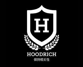 HoodRich - Crest Logo