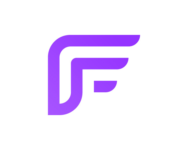 FF logo/ Letter FF Logo/ Modern F logo