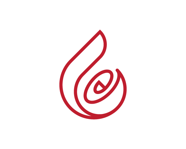 elegant modern monogram letter G rose with iconic 