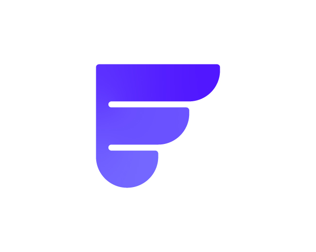 F Modern Logo // For Sale