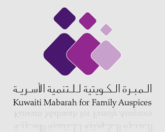 this logo is for kuwait charity for family develop
