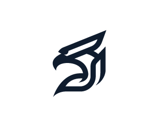 Eagle Hand Shadow Logo