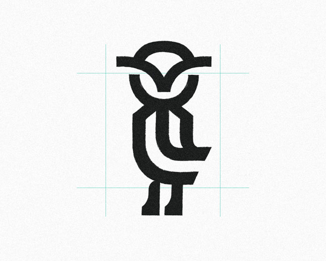 Owl logommark design by @anhdodes