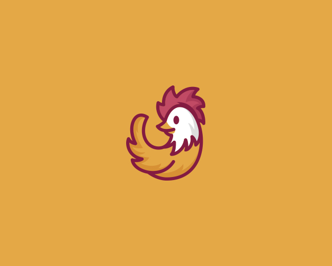 Funny Rooster Logo