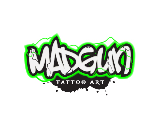 Mad Gun tattoo