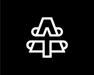 Modern AT Monogram Logo