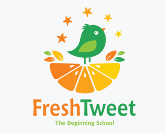 Fresh Tweet Beginning School Logos for Sale