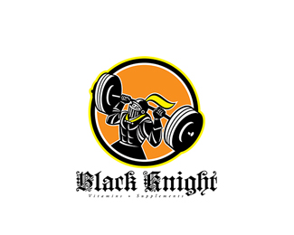Black Knight Vitamins Logo