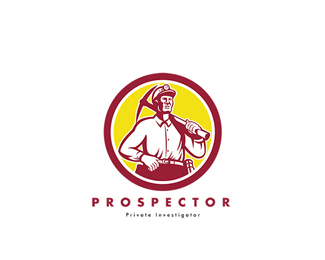 Prospector Private Investigator Logo