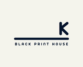 black print house