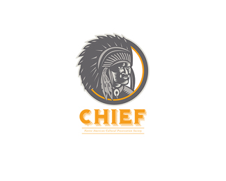 Chief Native American Society Logo
