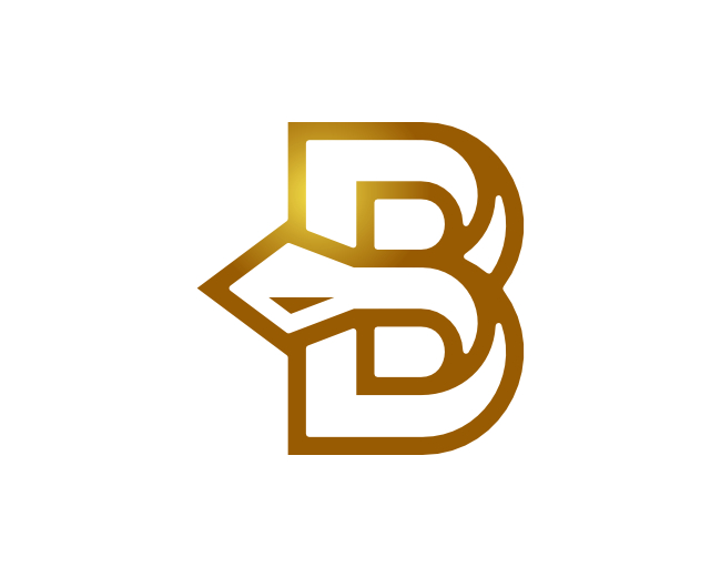 Letter B Spear Logo