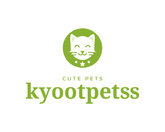 Cute Pets Logo - Cat Logo