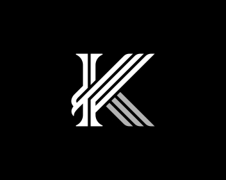 Letter K Bird Logo