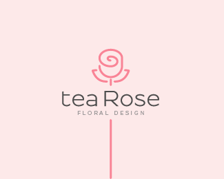 TEA ROSE FLORAL DESIGN