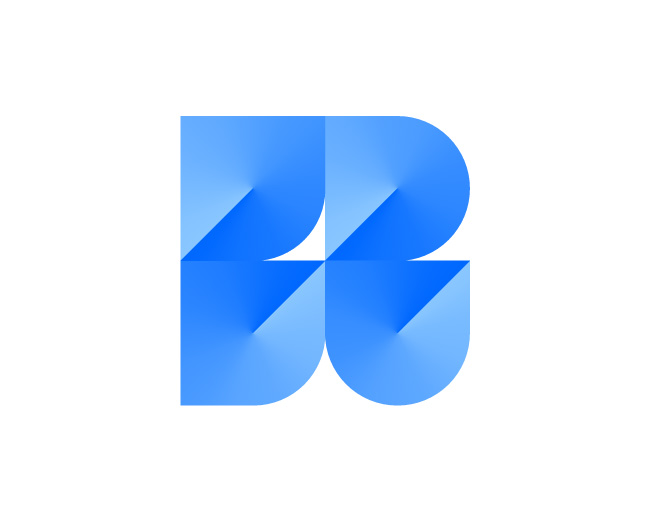 Futuristic Letter R Logo Design // For Sale