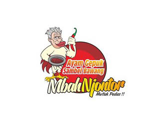 Logo Ayam Gepuk Mbak Njontor
