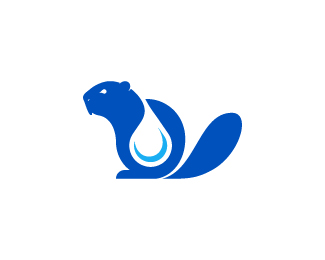 Eco Beaver Drop Logo