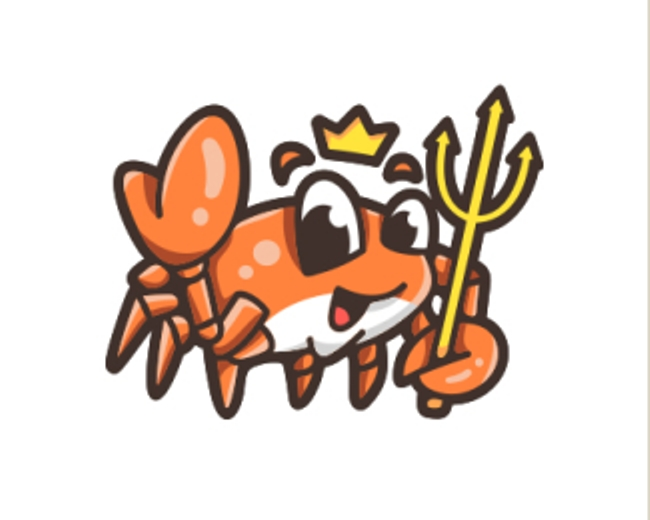 Stick King Crab Logo