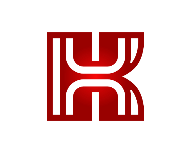 Letter KH HK Logo