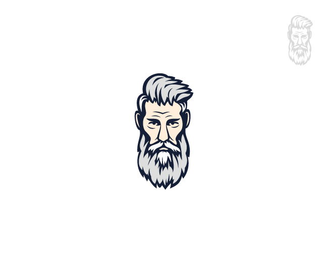 Bearded Man Logo