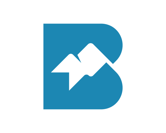 modern B flag logo