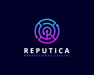 Reputica R Letter Logo