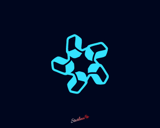 Interwoven Star Loop Logo