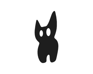 Minimal Kitten Logo Design