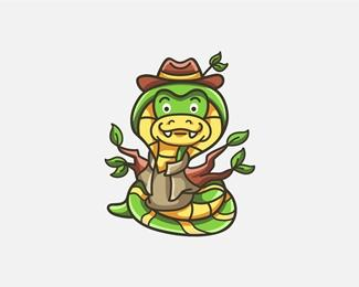 Adventure Forest Snake Logo