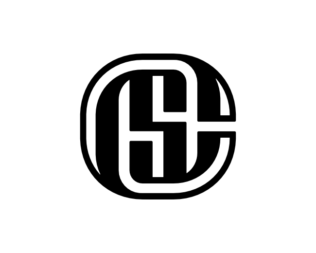 Initial CS Letter SC Identity Monogram Logo