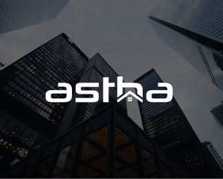 Astha Logo - Real Estate Logo