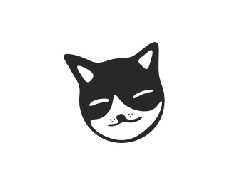 Minimal Cat Logo Design