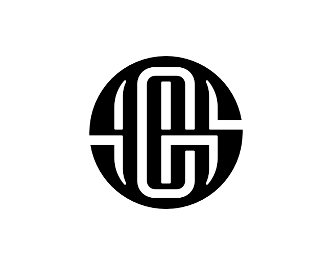 Letter ES Initial SE Geometric Line Monogram Logo