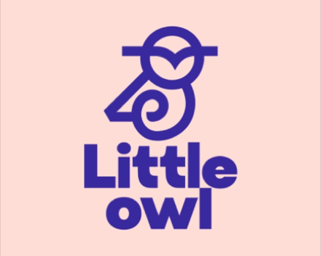 Little Owl Exclusive Logo Design for Sale by Anhdo