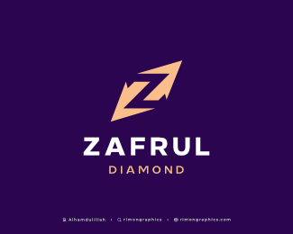 Zafrul Diamond - Letter Z Logo