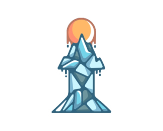 Iceberg Letter I Logo