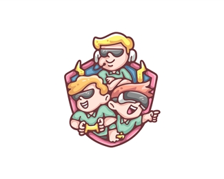 Boy Gamer Team Logo