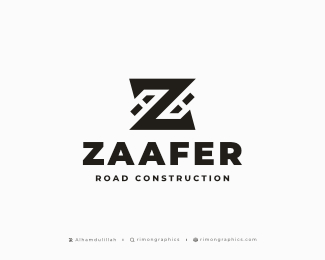 Zaafer Road Construction - Z Letter Logo