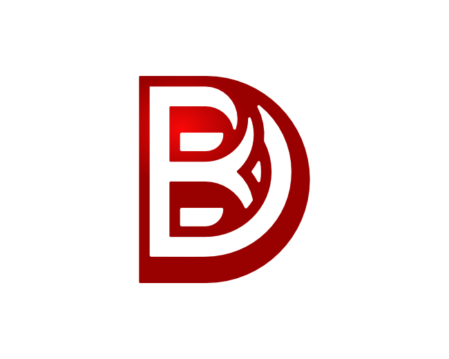Letter BD DB Logo