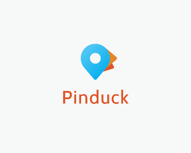 Pinduck logo design