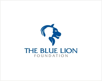 blue lion foundation identity