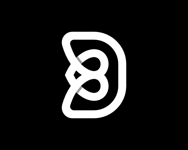 Love D Letter Logo